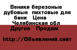 Веники березоные, дубовые, пихтовые для бани › Цена ­ 45 - Челябинская обл. Другое » Продам   
